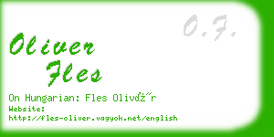 oliver fles business card